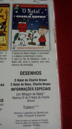 Dvd Snoopy E Charlie Brown (box) Fora De Catalogo! Usado! | Parcelamento  sem juros