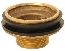 Spud De Bronce Con Empaque Para Taza 32 Mm