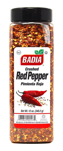 Pimienta Roja En Escamas Badia Red Pepper Producto Americano