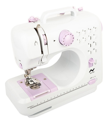Imagen 2 de 7 de Máquina De Coser Nictom Mc02 Recta 12 Tipos De Puntadas