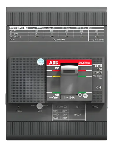 Interruptor Abb Tmax Xt 4p  In = 125a - Icu = 18ka