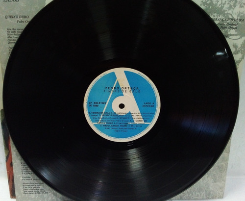 Pedro Ortaça Timbre De Galo Lp Nacional Capa Autografada (Usado)