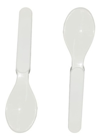 Imagen 5 de 7 de Tazas Para Sublimar + Cucharas Sublimables Polimero Blanco