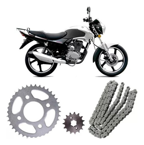 Kit Transmision Zanella Rx 150 Vc 150 Bk Completo 38/15 M G