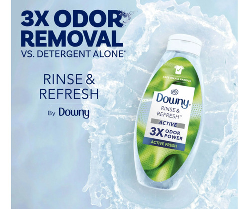 Downy Rinse & Refresh Laundry Odor Remover, 25.5 Fl Oz