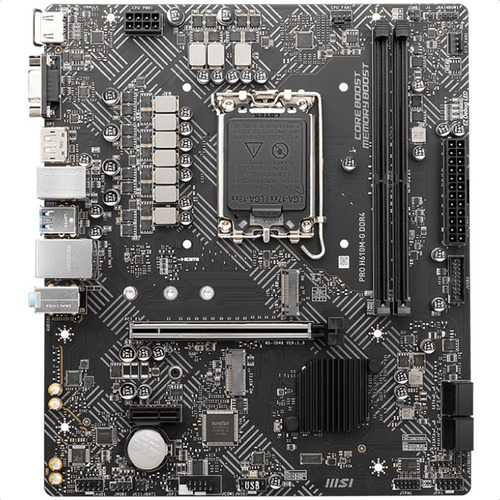 Tarjeta Madre Msi Pro H610m-g Ddr4 Pcie Usb3 1700 12va 13va