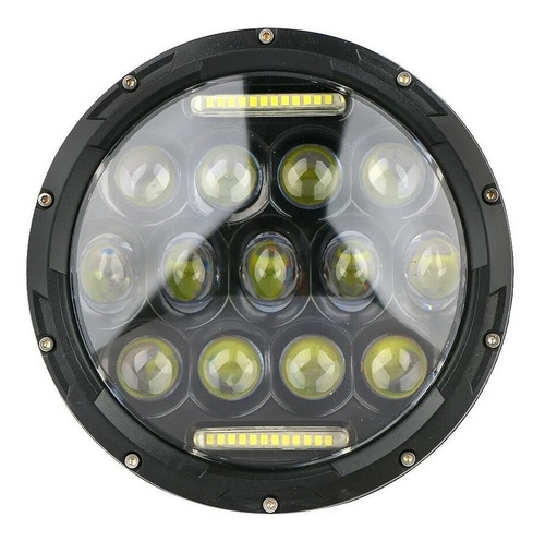 Optica Faro Cree Led 7  Potente Moto Cafe Racer Harley