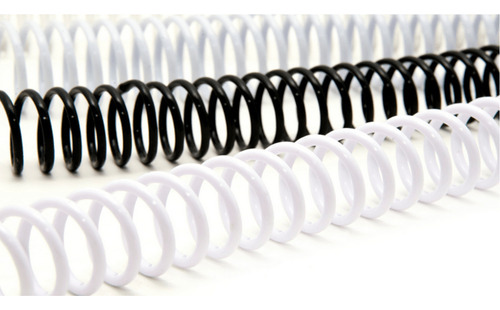 Espiral Plástico 20mm Rulo Encuadernación Pack 10 Unidades