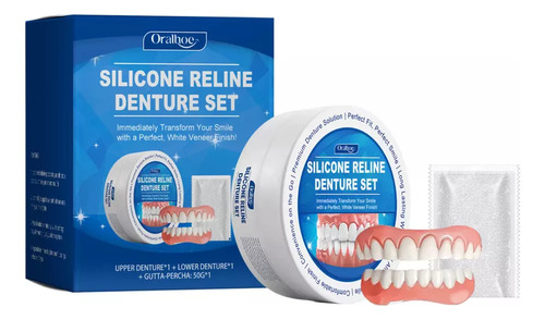 Ff Kit Profesional Reline De Silicona Para Dentaduras