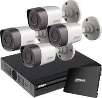 Comprar Kit Seguridad Dahua Grabacion Full Hd 1080p Dvr 8 + Disco 1tb Instalado + 4 Camaras 2mp Exterior Infrarrojas + Ip
