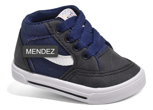 Zapatilla Botita Niño Niña Lona Liviano Urbana Blit 020 2