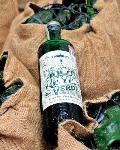 Pack De 6 Licor Ancho Reyes Chile Verde 750 Ml