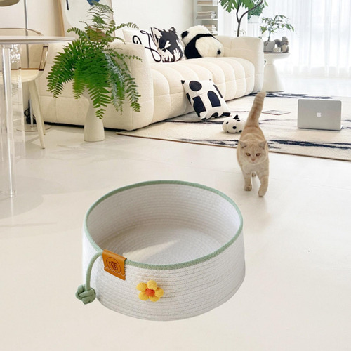 Cernera De Algodón De Gato Cesta Para Dormir 35 Cm X 14 Cm