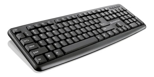 Teclado Computador Standard Slim Hoopson Usb Preto Tpc-08