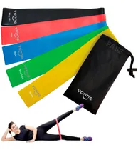 Comprar Set Kit De 5 Bandas Elásticas Latex Ejercicio Rehabilitación