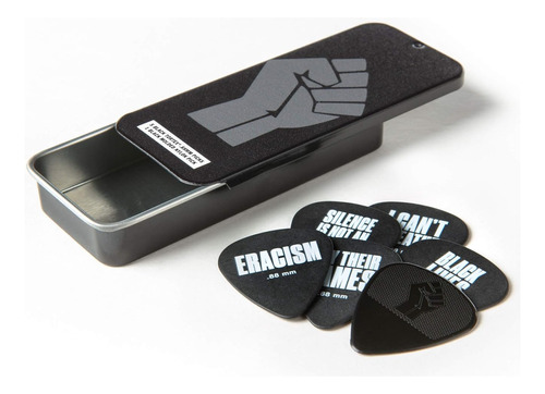 Black Lives Matter Tortex - Lata Para Púas De Guitarra De 0.