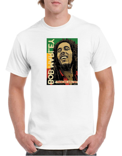 Playera Bob Marley Reggae Jamaica Roots Rastafari Mod4