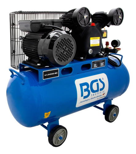 Compresor De Aire C Banda Horizontal 60l 3hp 127v Monofasico
