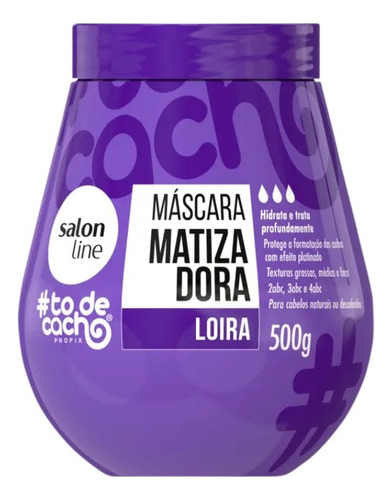 Mascara Matizadora Violeta Salon Line 500 Mg