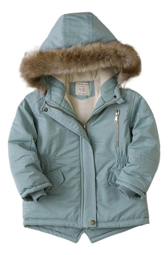 B Chamarra Niño Moda Chaqueta Térmicos Parka Abrigo Invierno