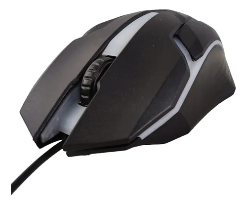 Mouse Videojuegos Sensor Óptico Usb Iluminación Rgb 1200 Dpi