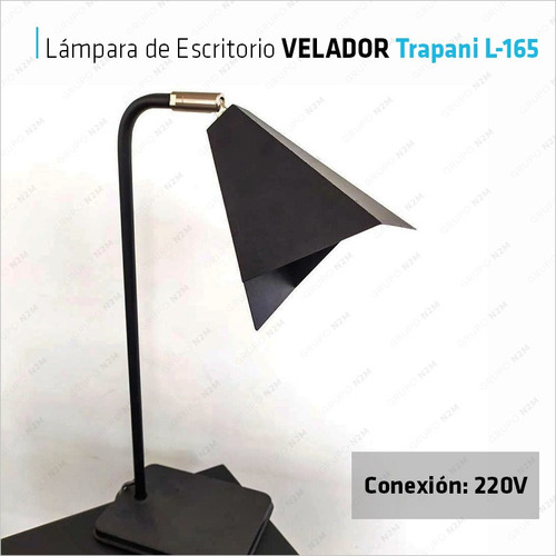 Lampara De Escritorio Led Velador Trapani L-165 Foco Gu10