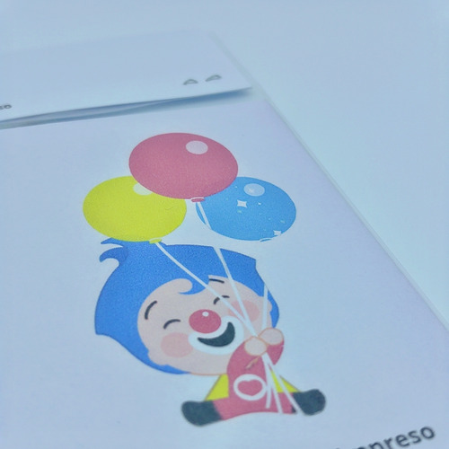 20 Mini Libros Plim Plim Para Colorear / Souvenir Cumpleaños