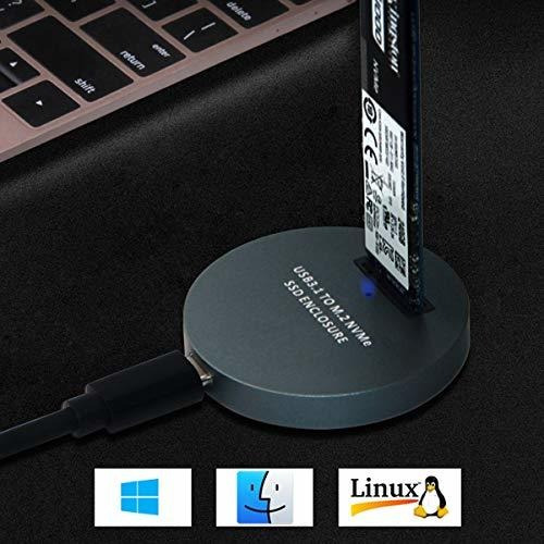 Cable Externo Cc Usb 3.1 Usb-c A Nvme M-key M.2 Ngff Ssd