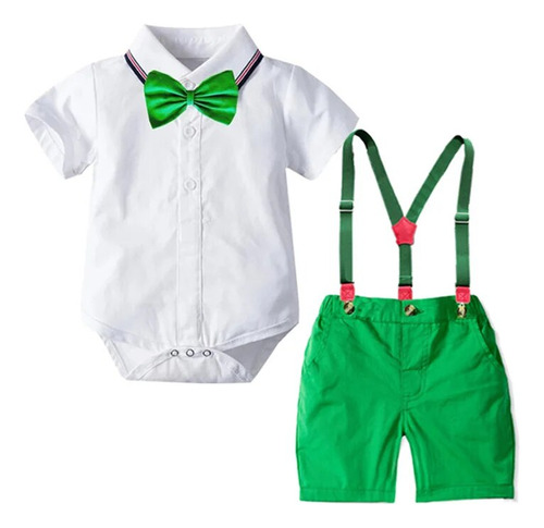 Set De Ropa Navideña Para Bebé Niño, Primer Mameluco Con Est