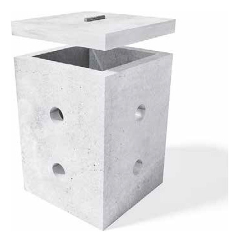 Registro De Concreto Para Alumbrado Público 40x40x60 Cm