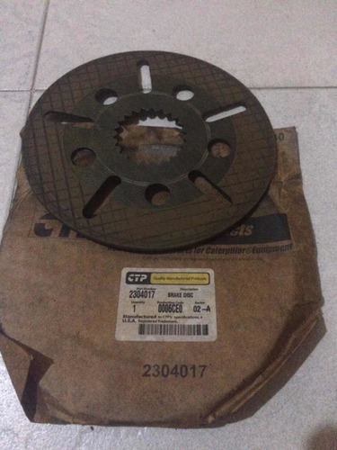 Imagen 2 de 2 de Disco De Frenos Para Retroexcavadora Caterpillar