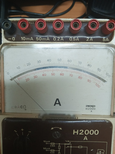 Amperímetro De Laboratorio Multipreci Aoip H2000a 10ma A 5a (Usado)