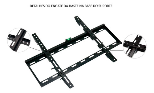 Imagem 6 de 9 de Suporte Fixo De Parede Para Tv Tamanho Grande Vesa 600