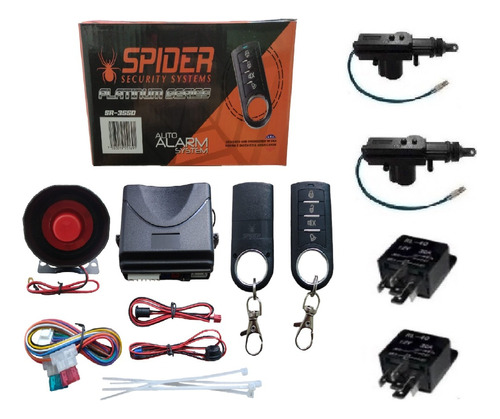 Alarma Spider Sr-3550 2 Actuadores 2 Relays