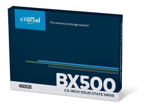 Ssd 480gb Crucial Bx500 3d Nand Sata 2.5 Disco Duro Solido