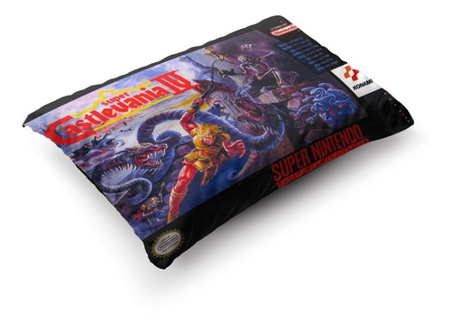 Funda De Almohada Super Castlevania Iv 70x45cm Vudú Love