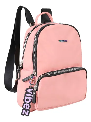 Mochila Mujer Urbanas Eco Cuero Grande Compartimientos Pu