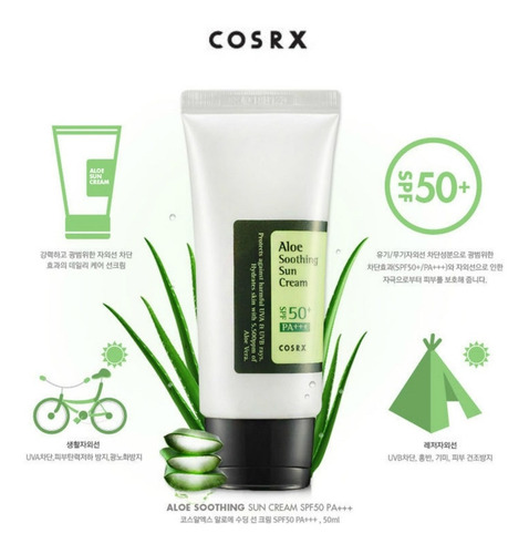 Cosrx Aloe Soothing Sun Cream (protector Solar) Spf50 Pa+++
