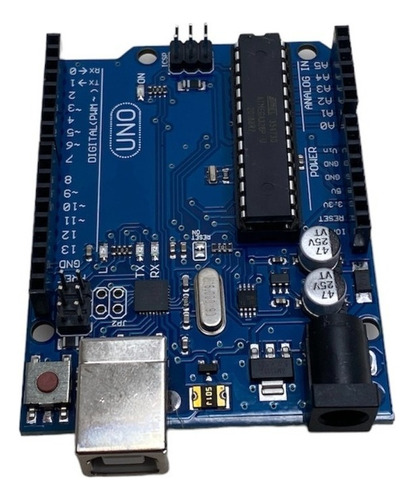 Placa Microcontroladora Arduino Uno R3 Sem Cabo