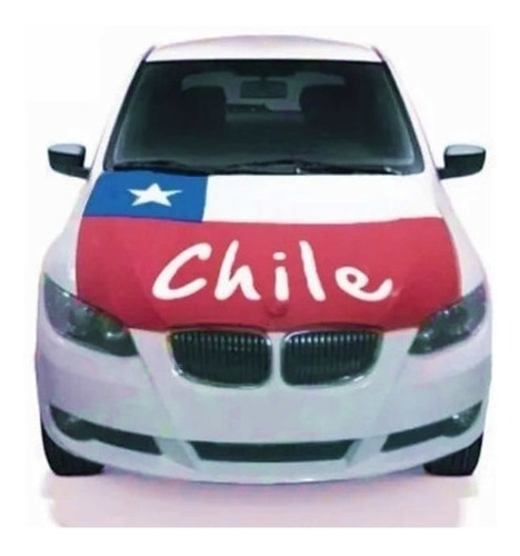 Bandera Chilena Cubre Capot Auto Fechas Patrias Fiestas