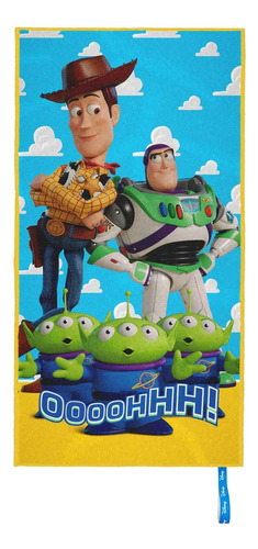 Toalla De Secado Rápido Pro Dry 75 X 147 Cm - Providencia Color Multicolor Toy Story Movie