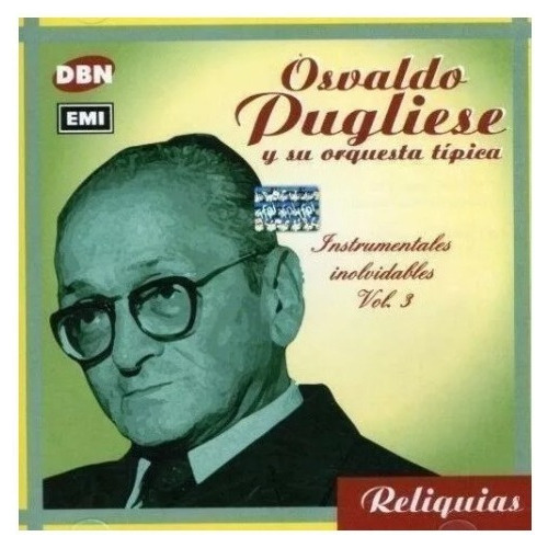 Osvaldo Pugliese Instrumentales Inolvidables Vol 3 Cd Targ