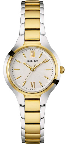 Reloj Bulova Ladies Classic Two-tone De Acero Inoxidable Con