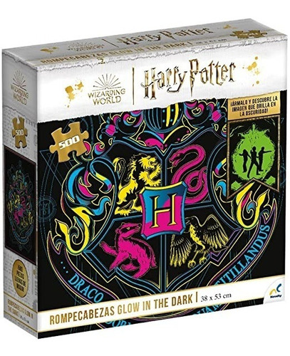 Rompecabezas Fluorescente Harry Potter Glow In The Dark