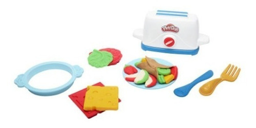 Imagen 2 de 6 de Play-doh Tostadora Divertida Original Hasbro - Masas