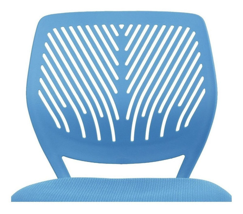 Imagen 2 de 3 de Silla de escritorio Home Make Carnation azul con tapizado de mesh