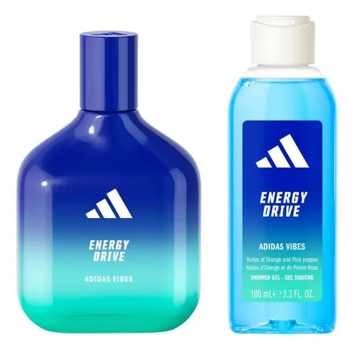 Kit Vibes Energy Drive Perfume Masculino 100 Ml + Shower Gel 100 Ml Adidas