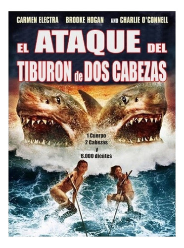 El Ataque Del Tiburon Gigante De Dos Cabezas Pelicula Dvd