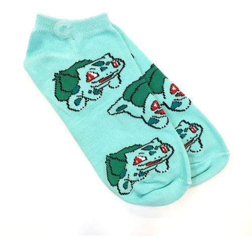 Medias Soquetes Bulbasaur Pokemon Anime Starters Kanto