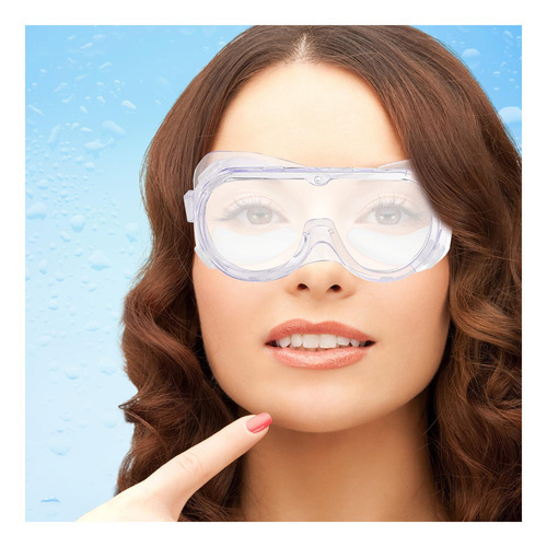 Escudo Ocular Transparente De Lasuroa 2 Pcs Para Duchar, Y